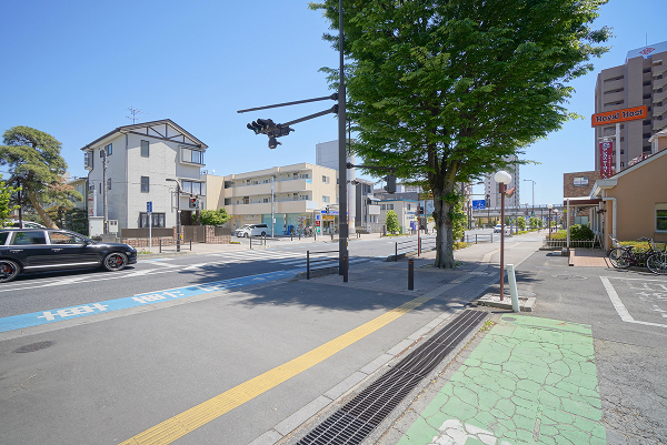 さいたま新都心駅からの行き道写真