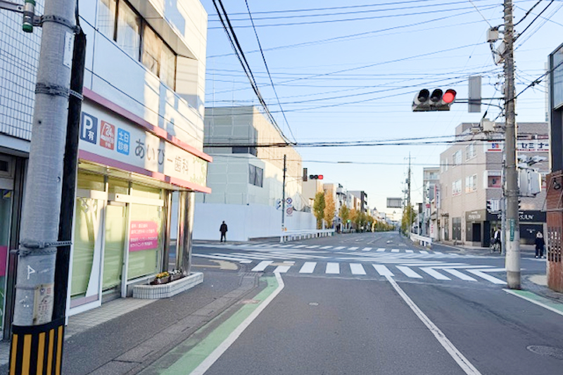 与野駅からの行き道写真