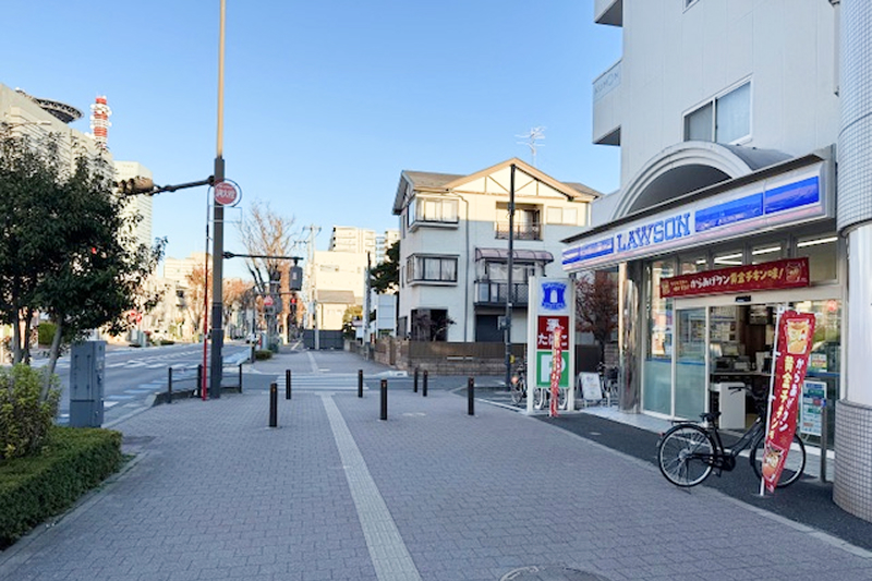 与野駅からの行き道写真